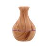 Humidificador de niebla con diseño de veta de madera, creativo, colorido, luminoso, ultrasónico, mini, silencioso, aromaterapia, humidificador USB