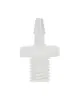 Conector Recto para Manguera 1/4-28unf Rosca Macho Conector Directo Tipo Barb Interfaz de Barbilla Rosca Fina en Pulgadas