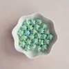 Acrílico Chapado UV Colorido Retorcido Estrella de Cinco Puntas Agujero Vertical DIY Pulsera Cuentas Cadena de Teléfono Colgante para Llavero Materiales