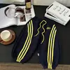 Pantalones Largos de Punto con Bordado para Niños 2026 Otoño Nuevo Niños Niñas Estilo Coreano Casual Niños Medianos y Mayores Moda Joggers