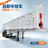 Se vende semirremolque tipo caja basculante trasero de 60 toneladas, 2/3 ejes, para transportar arena, grava y piedra, remolque volquete transfronterizo