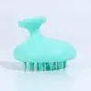 Champú de Silicona Amazon Champú de Paja de Trigo Transfronterizo Masajeador Casero Champú Cuidado del Cabello Peine de Silicona en stock