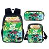 Mochila Escolar Steven Universo Cosmic Kid Mochila Infantil Conjunto de Três Peças