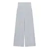 Calças Casuais Marrons de Cintura Alta Fluídas para Mulheres, Estilo Nicho de Primavera, Calças Retas Largas Não Apertadas, Calças Soltas de Comprimento Total
