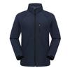 Jaqueta Softshell para Uso Externo para Homens e Mulheres, Jaqueta Quente de Cor Sólida com Forro de Fleece para Outono e Inverno, Roupa de Exterior em Fleece, Personalizável com Texto Impresso e Logotipo Bordado