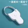 Ventas Directas de Fábrica Cinta Métrica de Reciclaje de un Solo Toque Portátil Cuerpo Blanco Reducción de Grasa Cinta Métrica de Fitness Cinta Métrica Precisa para Uso en el Hogar
