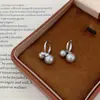 Pendientes de Perla Real Little Cherry para Mujer 2026 Nuevo Estilo Popular Pendientes de Alta Gama Pendientes Hermosos y Deslumbrantes