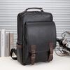 Nueva mochila retro de cuero Crazy Horse para hombre, muy vendida en Europa y América, con USB de gran capacidad, para ordenador y viajes al aire libre
