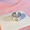 Anillo Estrella Ojo de Gato de Color Contrastante para Mujer Ins Moda Trendy Elegante Anillo para Dedo Índice de Pareja Nicho Anillo Versátil Elegante