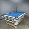 Mesa de Billar Estilo Ruso, Mesa de Nueve Bolas de Lujo de Sexta Generación, Mesa de Billar Bola Ocho Negra Acero Estilo Chino, Mesa de Billar de Pizarra Hecha a Medida