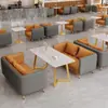 Nuevo stand de casa de té, sofá, cafetería, restaurante, área de descanso, tienda de té con leche, mesa y silla de combinación para negociación informal