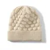 Chapéu de Cashmere 100% Puro Outono e Inverno de Luxo Leve de Alta Qualidade, Moderno e Quente, Gorro Simples, Chapéu de Lã à Prova de Frio e Quente