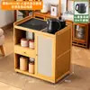 Nova mesa de chá estilo chinês, armário de chá móvel, mesa de preparo de chá para casa, conjunto completo de mesas de chá para pequenos escritórios e apartamentos pequenos