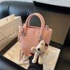 Bolso Pequeño Nuevo de Verano para Mujer 2026 Bolso de Mano Casual de Moda Bolso Cubo Versátil Elegante Texturizado Bolso Cruzado para Viajes