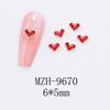 Adornos para Uñas de Año Nuevo Lazo Rojo Accesorios DIY Amor Regalo de San Valentín Fiesta Accesorios para Uñas de Nochevieja