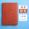 Caderno de Desenho Portátil Pequeno Caderno de Escritório Logo Personalizado Papelaria Couro Macio A5 Bolso com Aba Caderno de Calça