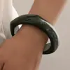 Pulseira Geométricas Irregulares Manchas Marrons Resina Pulseira Europeia e Americana Venda Quente Transfronteiriça Design de Nicho Pulseira para Melhor Amiga para Mulheres