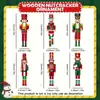 Cascanueces Soldado de Madera Árbol de Navidad Colgante Decoración Fiesta en Casa Nuevo Producto Transfronterizo