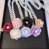Cadena de Cintura Perlada Fragante Multifuncional de Camelia Cinturón Versátil con Vestido Verano Primavera Popular en Internet Cintura