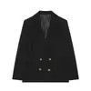 Moda europea y americana transfronteriza Bestseller de AliExpress: elegante blazer de corte recto abotonado estilo commuter