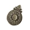 Colgante de Latón Nueve Gong Ocho Trigramas, Llavero de Latón Doce Signos del Zodíaco Ocho Trigramas, Colgante Decorativo Giratorio para Bolsa Al por Mayor
