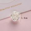 Imitação Pérola Rosa Flor Creme Cola Do Telefone Móvel Caso Cola de Cristal diy Material Jóias Material Acessórios