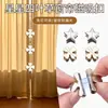 Clips Magnéticos para Cortinas de Estrella y Trébol, Sujetadores Magnéticos Bloqueadores de Luz para Cortinas de Puerta, Fijadores de Huecos, Clips de Cierre Magnético