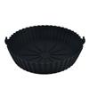Utensilios para hornear de silicona para freidora de aire de fábrica, utensilios para hornear para el hogar, almohadilla de silicona para freidora, utensilios para hornear redondos fáciles de limpiar, venta al por mayor