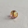 Cuentas Transparentes de Acrílico con Recubrimiento de Color UV de 16 mm con Agujeros Verticales para Manualidades/Cadenas de Teléfono Móvil, Llaveros, Pulseras y Accesorios de Joyería