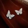 Pendientes Vintage de Segunda Mano con Circonita y Perla Lujo Accesible Exquisitos Pendientes de Gama Alta Diseño de Pendientes de Nicho Venta al por Mayor