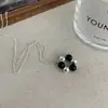 Collar de Perlas Redondas Estilo Japonés-Coreano Diseño de Nicho Sentido de Diseño Femenino Estilo Coreano Nicho Alto Grado Sentido Cadena para Clavícula Elegante Versátil