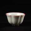 Taza de Degustación de Té Horno Ru Taza Individual de Porcelana Ru Taza Maestra de Cerámica Taza de Té Apertura Juego de Té Kung Fu Taza de Té Taza Personal