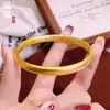 Pulsera Zodiaco Chapada en Oro de Latón con Acabado de Alta Gama, Diseño de Superficie Arenada Antigua, Pulsera Dorada para Mujer, Lujo Ligero, Pulsera de Alta Retención de Color