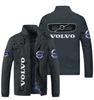 2021 primavera moderno estampado logo + letras ordinario holgado cuello alto juvenil personalizado logo de coche chaqueta casual