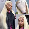 Peluca de Encaje Frontal AliExpress Mujeres Africanas Rubio Claro Cabello Largo Lacio Set de Peluca de Encaje Fábrica en Stock Cabello