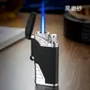 Encendedor Creativo Antiviento de Fuego Directo Metal de Alto Valor Encendedor Inflable de Llama Azul Encendedor de Cigarrillos Regalo Transfronterizo