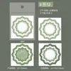 Dia Lindo Tamanho Mini Bloco de Notas com Borda Série Mini Moldura Material para Caderno Colagem Decorativa DIY