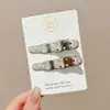 Pinza para el pelo de lunares de dopamina para mujer, Pinza lateral dulce y versátil, Pinza Bb linda, Pinzas de colores para flequillo y cabello, Pasador de moda