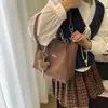 Bolso de Hombro Grande Color Sólido Retro Tendencia 2025 Otoño e Invierno Nuevo Estilo Fresco de Moda Bolso Tote con Textura de Axila Venta al por Mayor