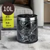 Cubo de basura para habitación de hotel, Papelera para baño de hotel, Cubo redondo de plástico de doble capa ignífugo sin tapa para oficina, Otros