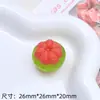 Accesorios de Resina Tónico Vibratorio Juguete Bolsa Sorpresa Explosiones Crema Gel Adornos Estéreo DIY Material para Joyería Fruta Luminosa
