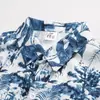 Conjunto de Camisa e Shorts com Estampa de Flores Tailandesas Masculino Havaiano Praia Manga Curta Roupa de Casal 2025 Nova Jaqueta de Verão