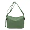 Bolsa transversal de náilon leve para moda de comércio exterior transfronteiriço, novo modelo 2025, bolsa casual simples e versátil, bolsa de ombro feminina
