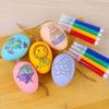 Ovo de Páscoa DIY Quebra-Cabeça Artesanato Pintura Casca de Ovo Brinquedo de Artesanato Infantil Presente para Estudante Brinquedo de Ovo de Páscoa Caixa Surpresa