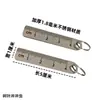 Acero Inoxidable 5cm Regla Pequeña Mini Regla 4cm Llavero Etiqueta Anti-Pérdida Colgante Regla de Medición Anti-Pérdida
