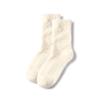 Meias de veludo de vison de cor sólida, meias femininas de comprimento médio da panturrilha, outono e inverno, forradas com lã, espessadas, quentes, confinamento, pós-parto, meias de dormir peludas