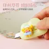 Cuchillo de arte de gato de dibujos animados lindo cortador para cuenta manual de estudiante cuchillo de mano cuchillo para abrir paquetes exprés venta al por mayor