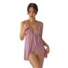Noite dourada Sexy Underwear Perspectiva Malha Sexy Pijamas Sling Strap Lace Thin Temptation Nightdress Arquivo Aberto Terno Livre
