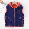 Chaleco Polar para Niños Otoño e Invierno Engrosado Cálido con Capucha para Niños y Niñas
