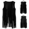 Comércio exterior transfronteiriço novo Amazon hot-selling colete personalizado feminino top tassel popular colete mangas cardigan moda